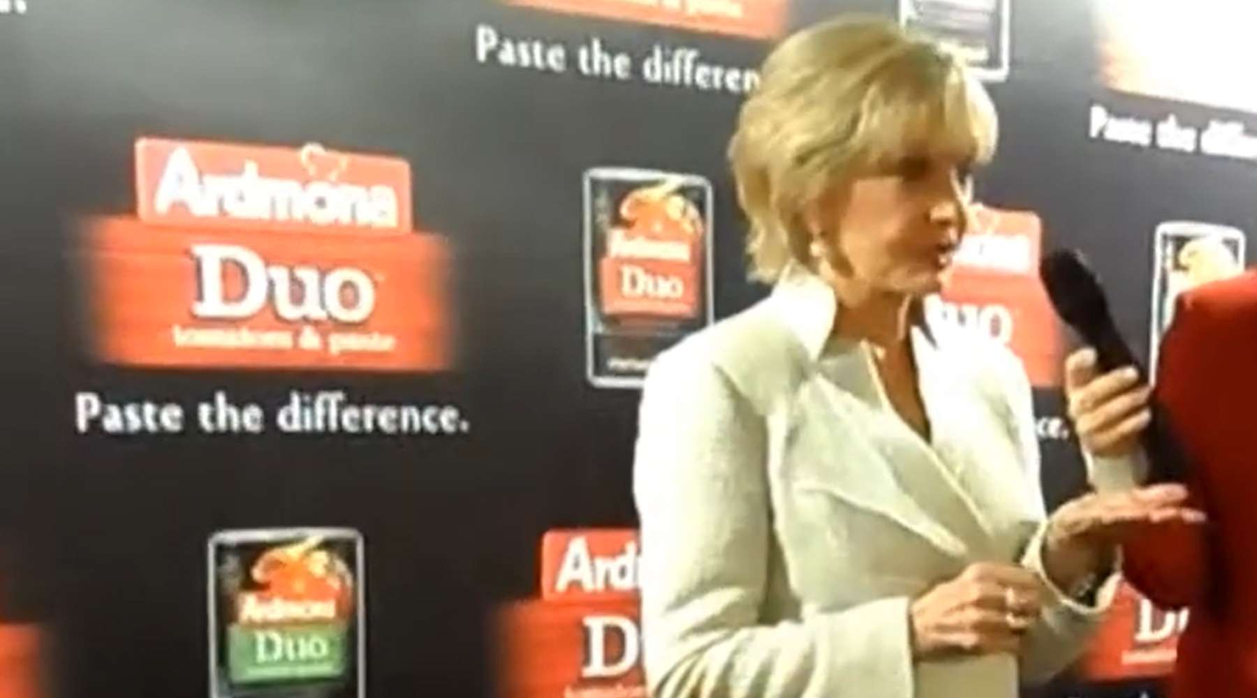 Florence Henderson at a media launch in 2012
