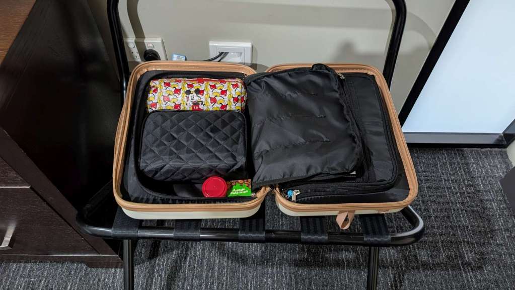 Washbag side of Kmart case